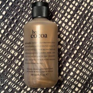 Philosophy HOT COCOA Shampoo, Shower Gel, Bubble Bath 6 oz
